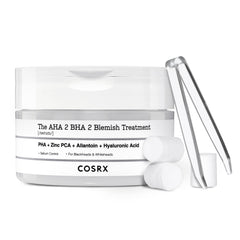 COSRX blemish serum bottle close-up for targeted spot care