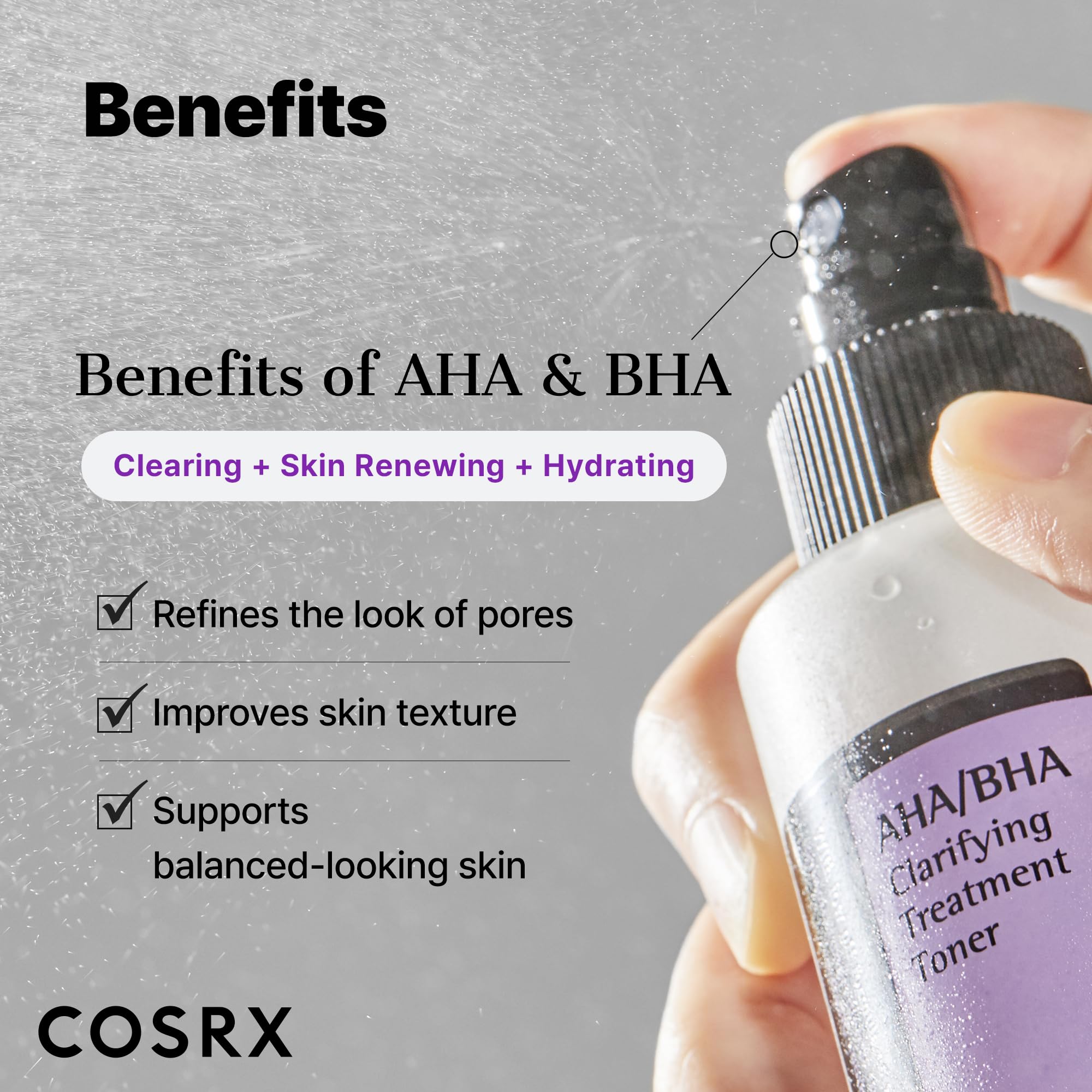 COSRX AHA/BHA Treatment Toner apple water ingredient spotlight for vitality