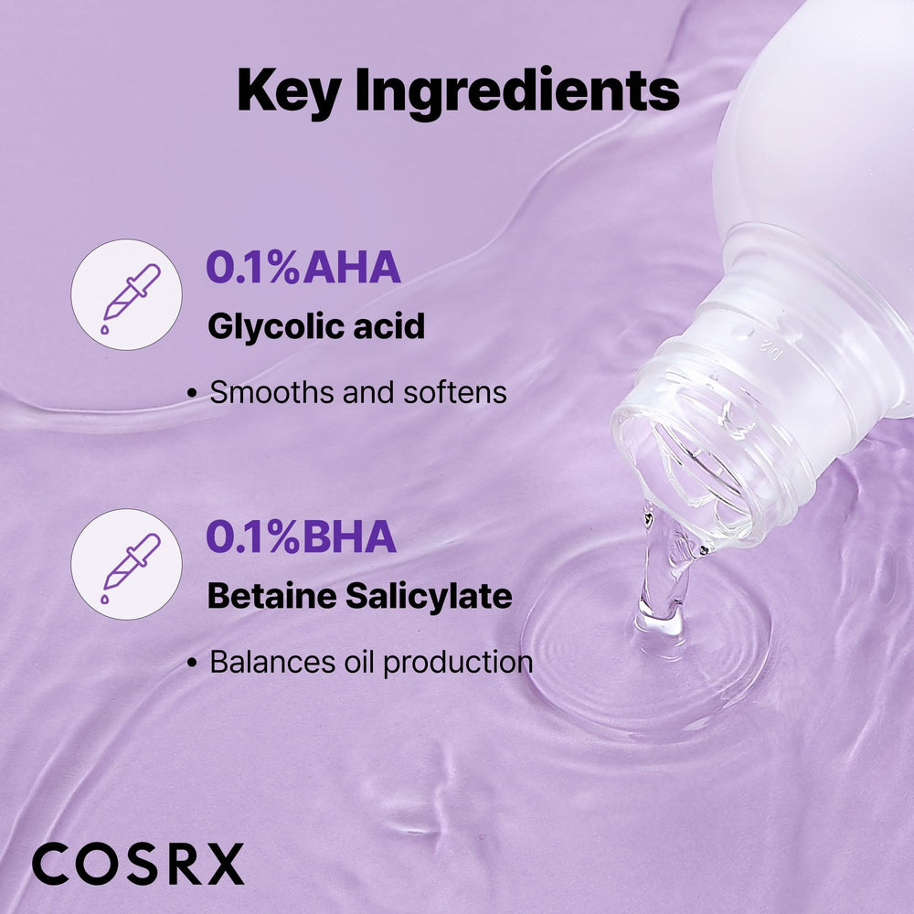 COSRX AHA/BHA Treatment Toner targets pores with regular use