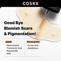 COSRX alpha-arbutin serum with pump for easy daily application.