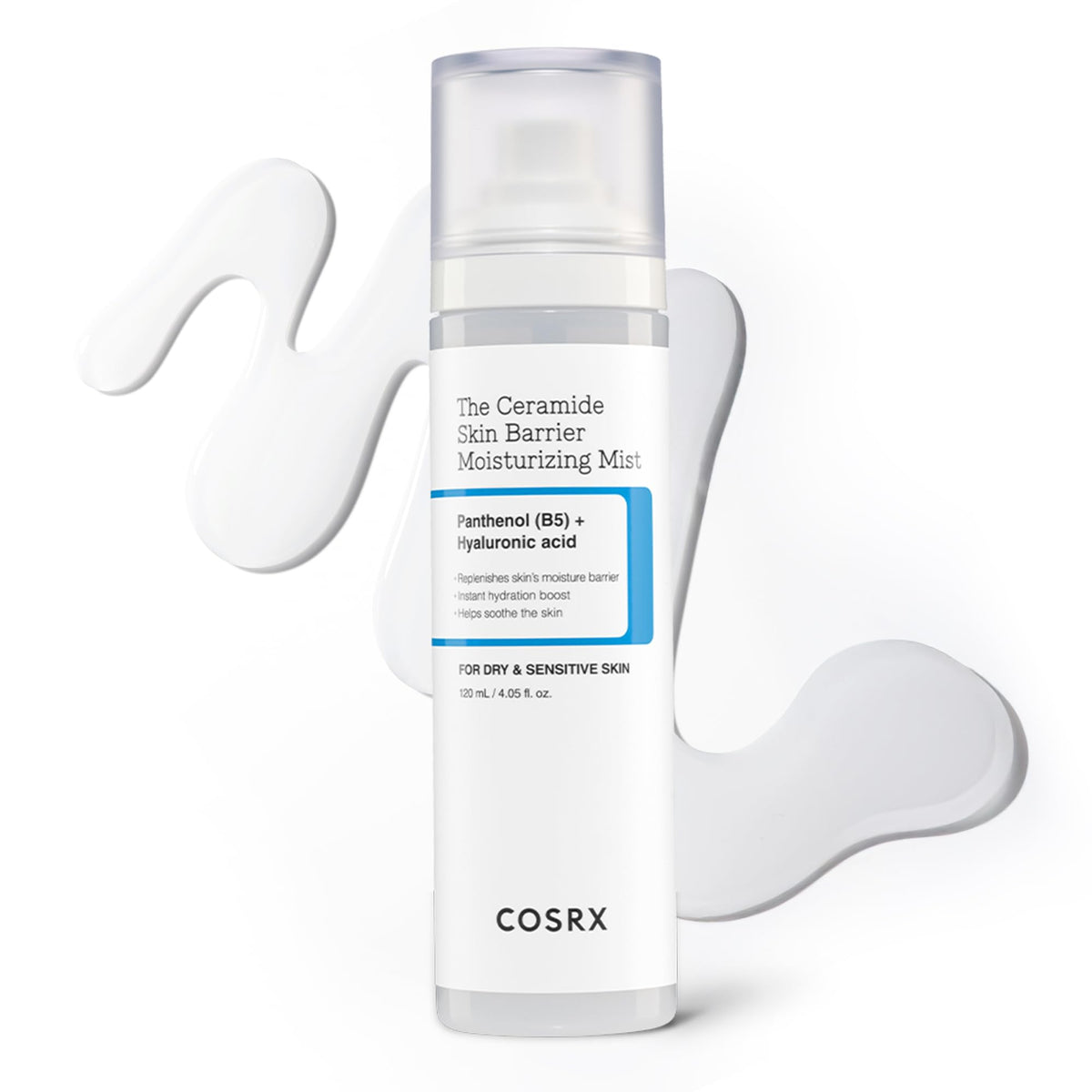 COSRX Barrier Cream Face Mist bottle delivers hydration for a dewy glow.