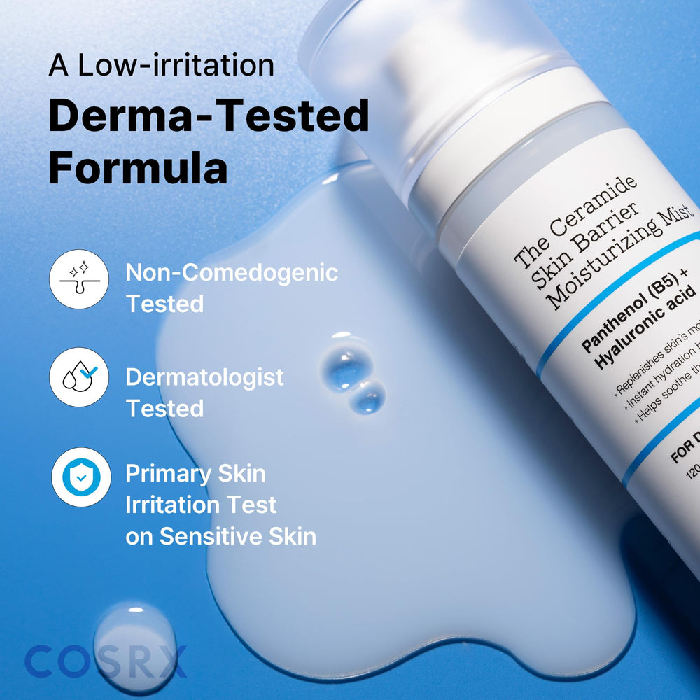 COSRX Barrier Cream Face Mist in daily routine for on-the-go refreshment.