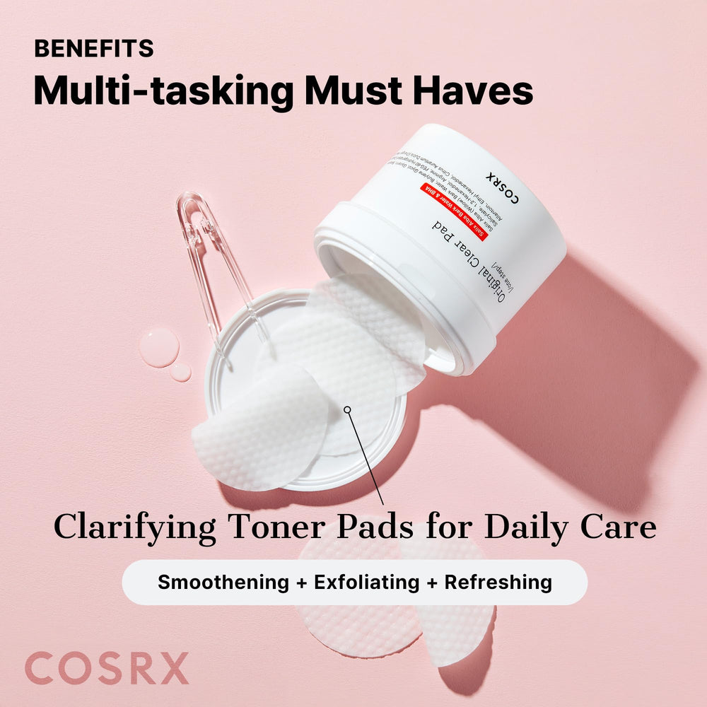 COSRX BHA Toner Pads with White Willow Bark soothes irritation