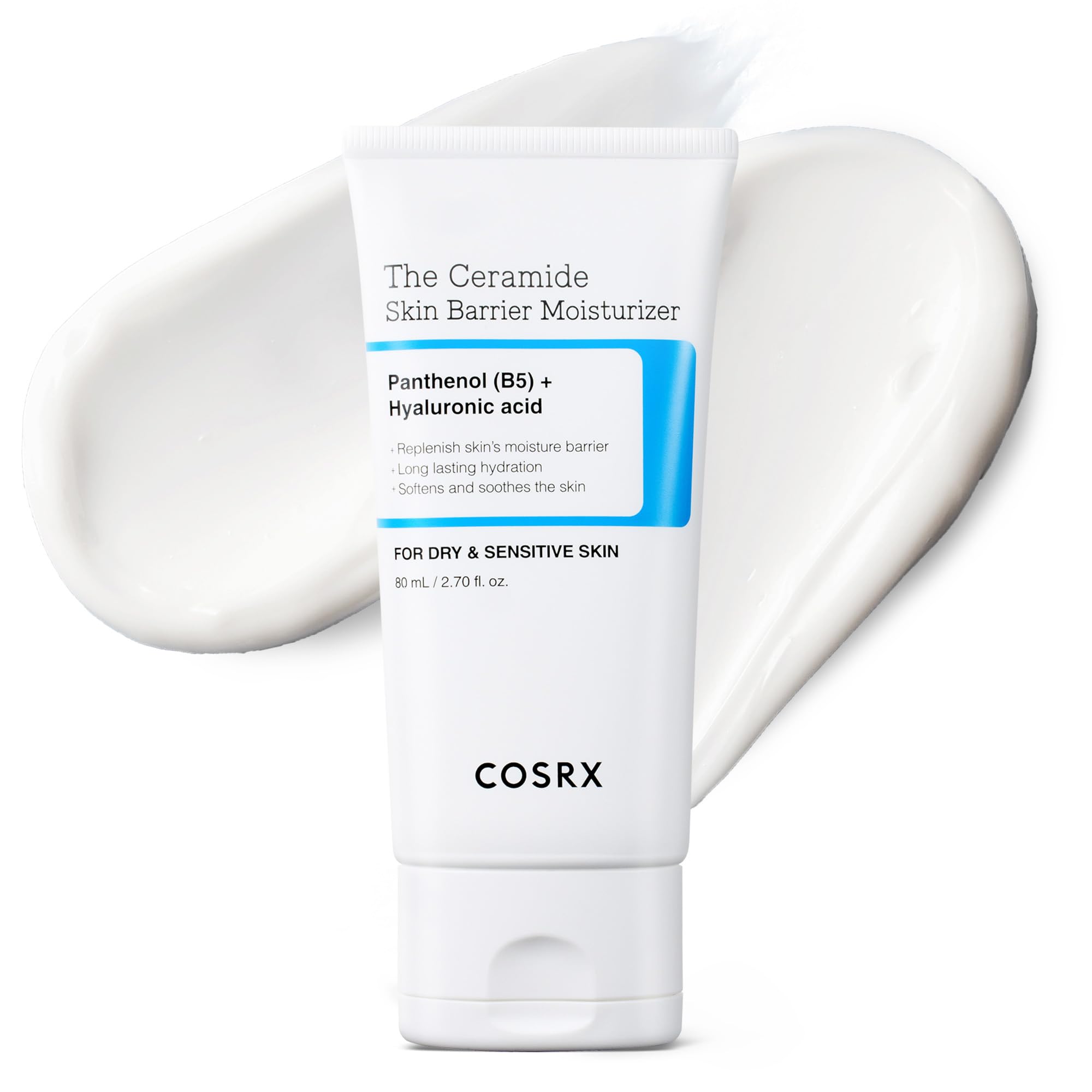 COSRX Ceramide Skin Barrier Moisturizer packaging emphasizing barrier care and premium design