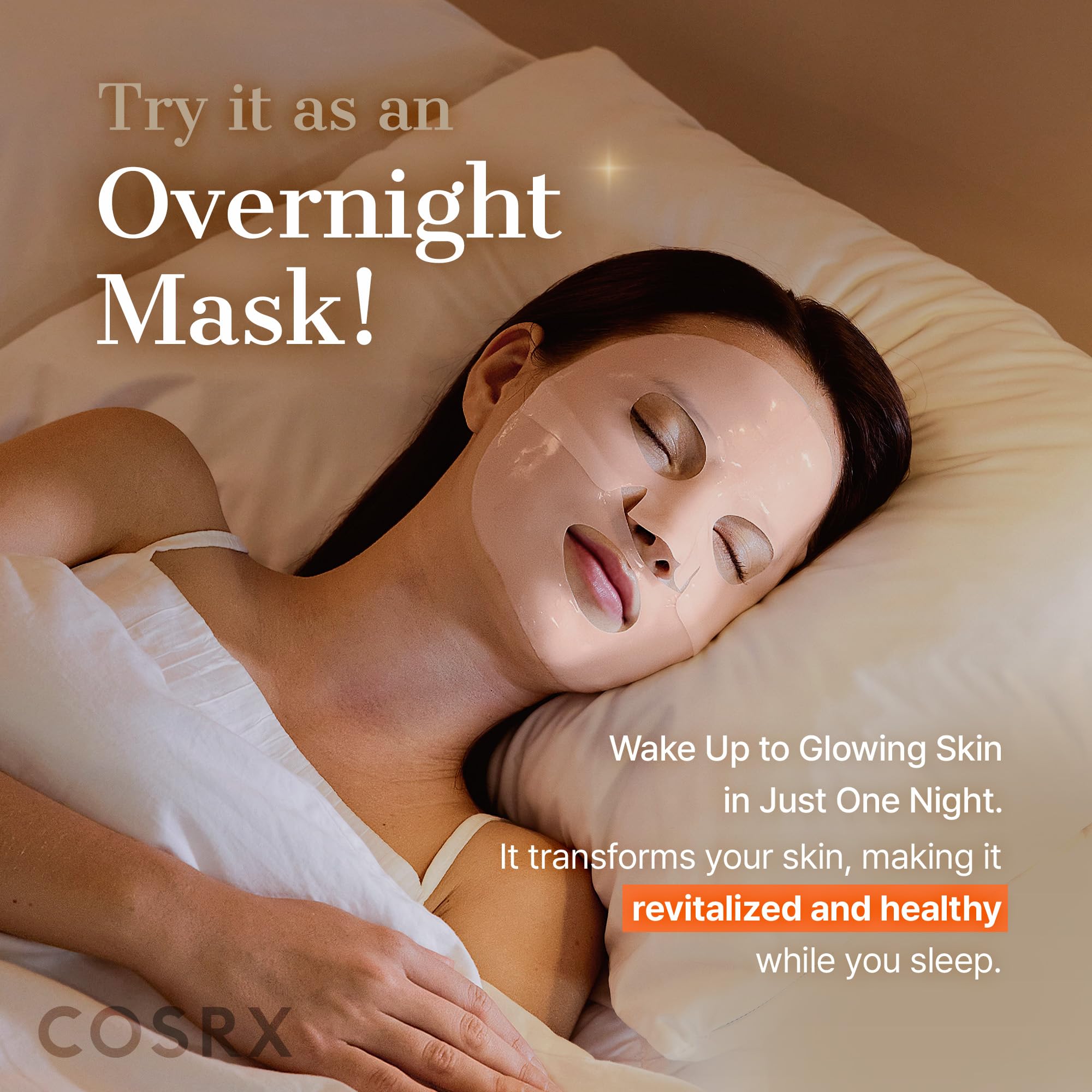 COSRX dull, dry skin treated with hydration boost using the gel mask.