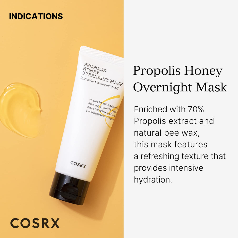 COSRX Propolis Honey gel texture displayed for lightweight hydration.
