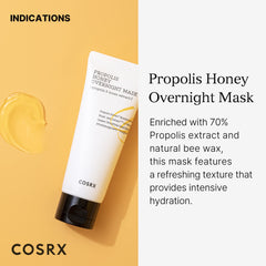 COSRX Propolis Honey gel texture displayed for lightweight hydration.