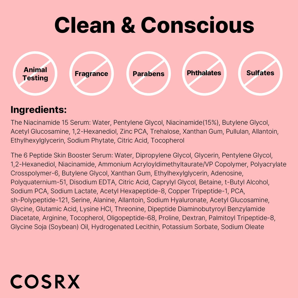 COSRX gift-set box image conveys premium Korean skincare pairing.
