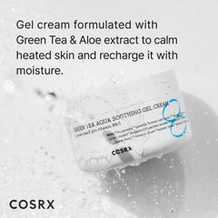 COSRX Hydrium gel-cream application showing fast absorption after toner.
