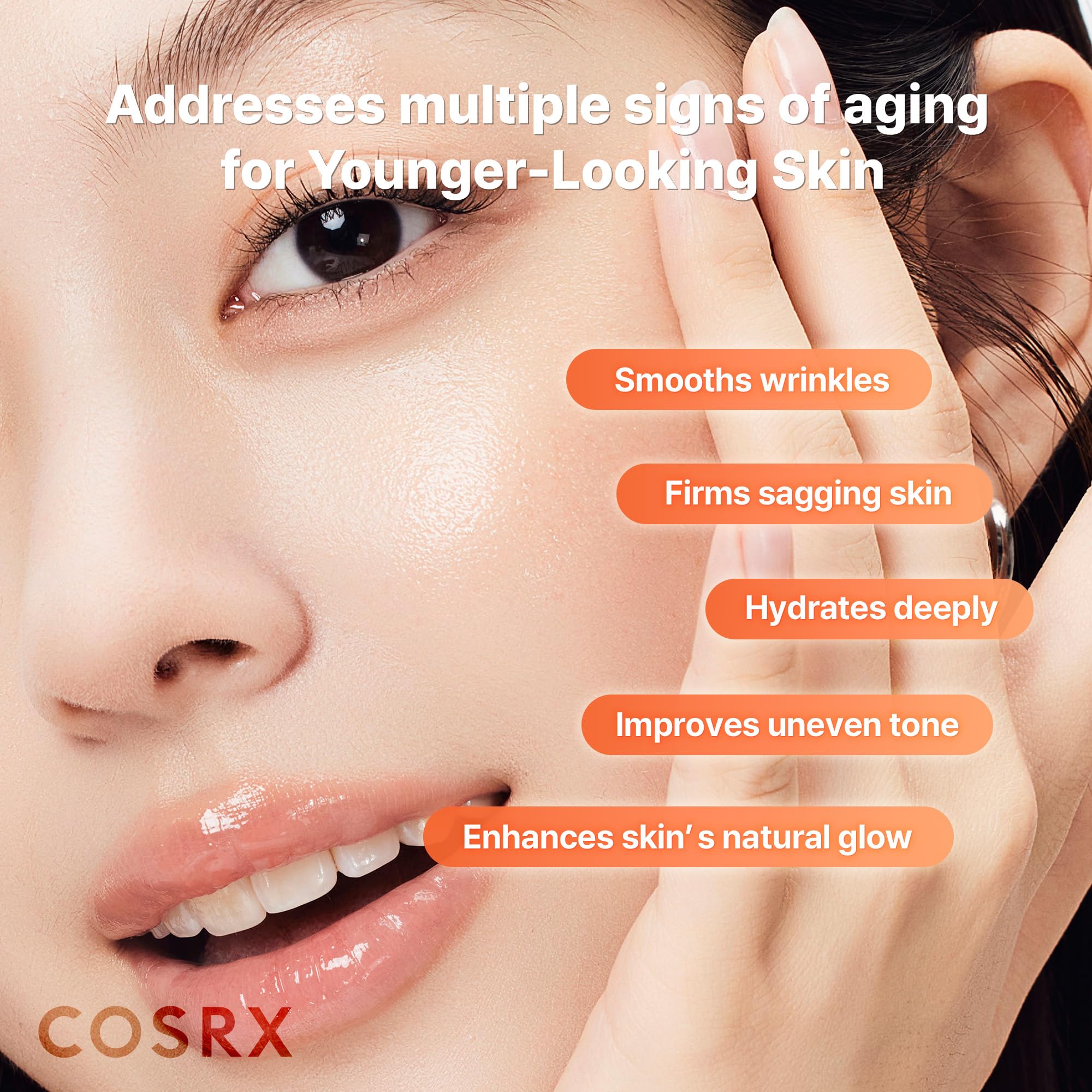 COSRX hydrogel texture cools on skin for refreshing, soothing relief.