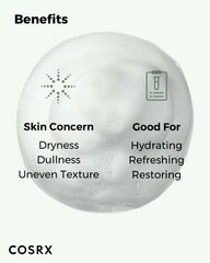 COSRX Low pH Good Morning Gel Cleanser packaging highlighting travel size.