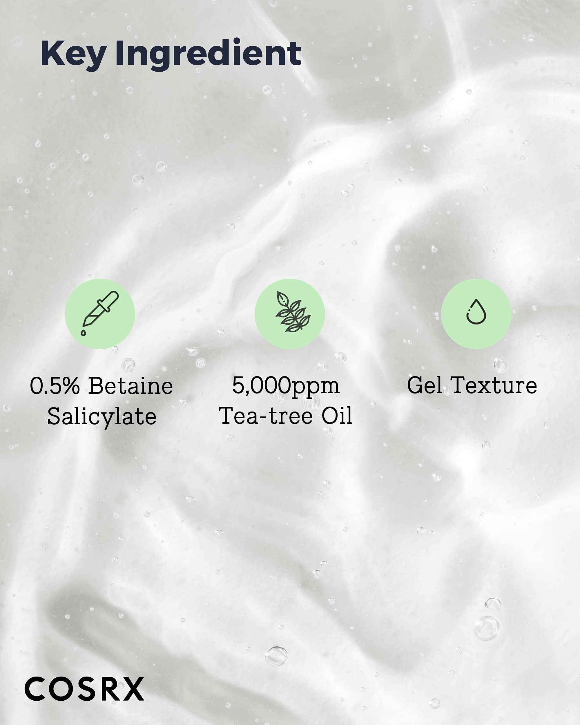 COSRX Low pH Good Morning Gel Cleanser being poured for a refreshing lather.