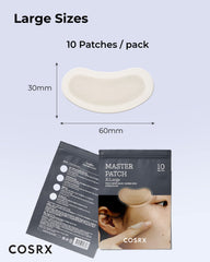 COSRX Master Patch Intensive hydrocolloid layer absorbs impurities beneath patch