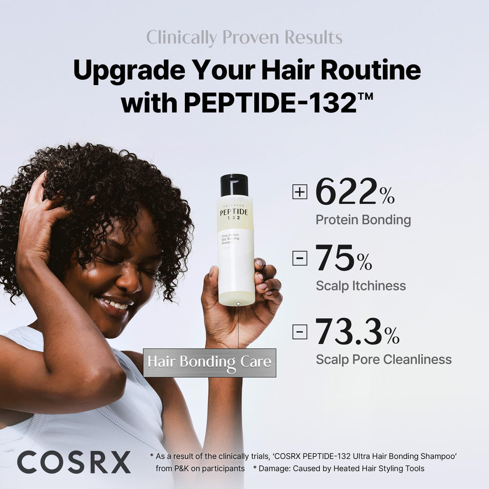 COSRX PEPTIDE-132 Shampoo lather forming into rich foam during wash.