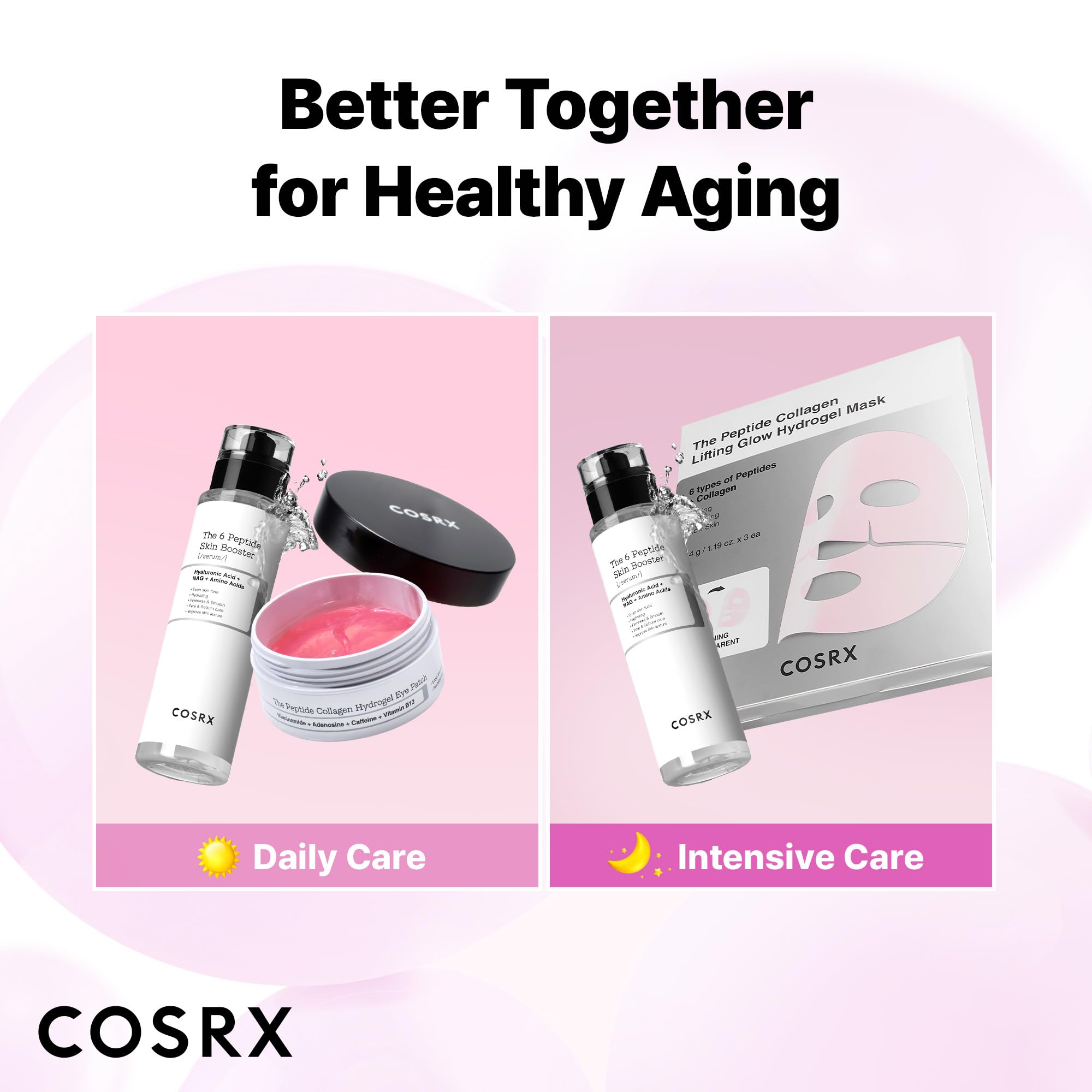 Hyaluronic acid and ceramide components visible to support moisture.