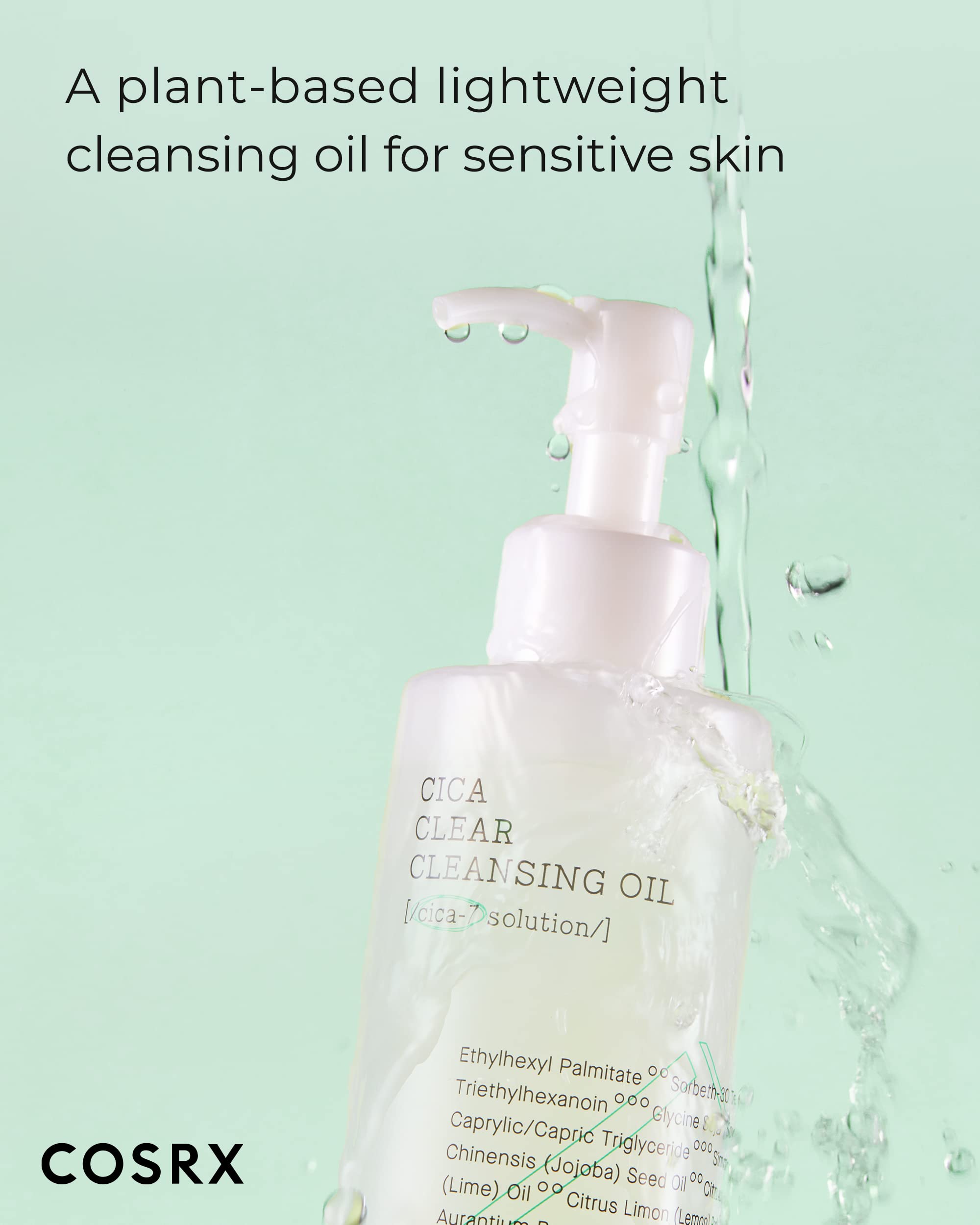 Close-up of the lightweight texture for sensitive skin cleansing.