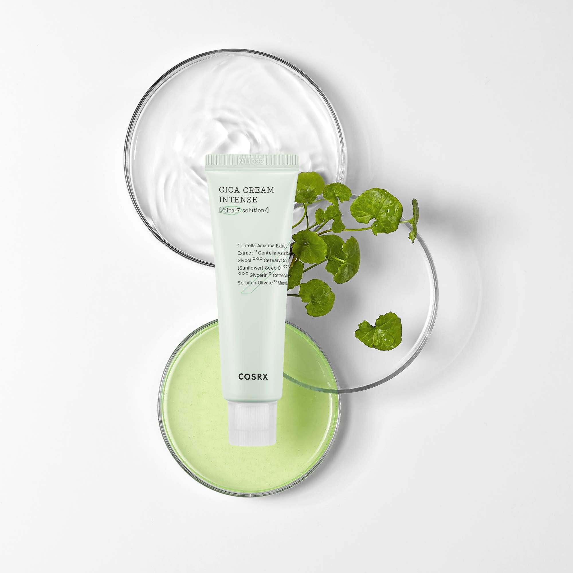 COSRX Pure Fit Cica Intensive Cream applied to hand for daily hydration