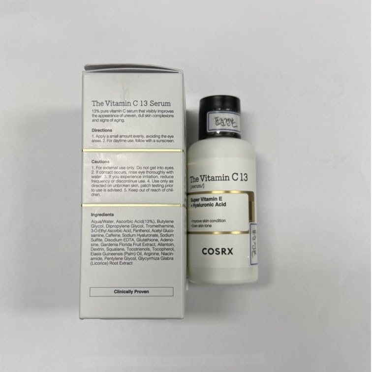 Use COSRX Pure Vitamin C 13% Serum during daytime with sunscreen for a complete routine
