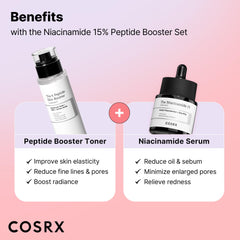 COSRX redness-relief serum bottle highlights refined texture and natural glow.