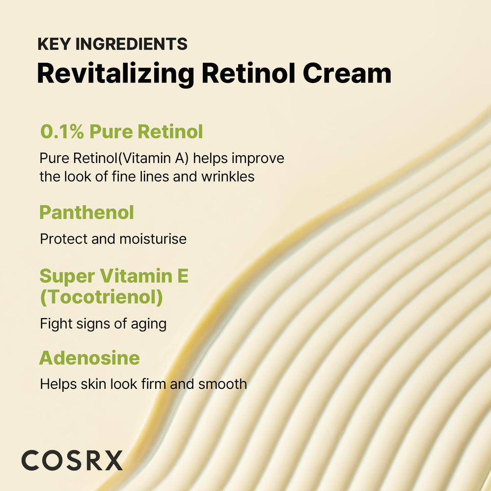 COSRX Retinol 0.1% Cream eye-area application demonstrates targeted care