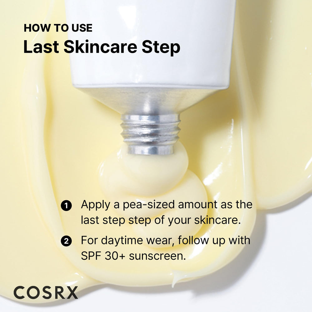 COSRX Retinol 0.1% Cream highlights vitamin E for nourishment