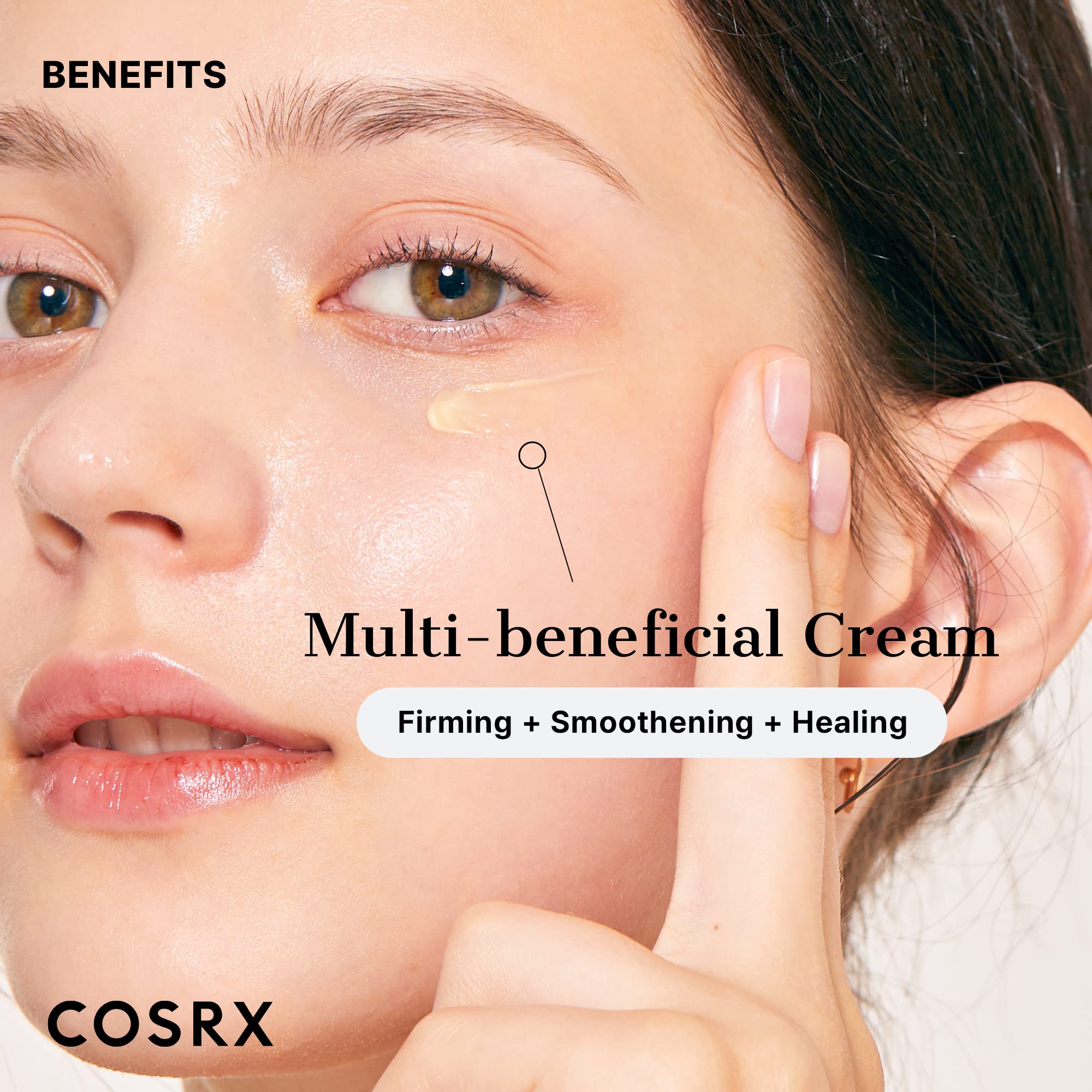 COSRX Retinol 0.1% Cream skin-firming visual suggesting lifting support