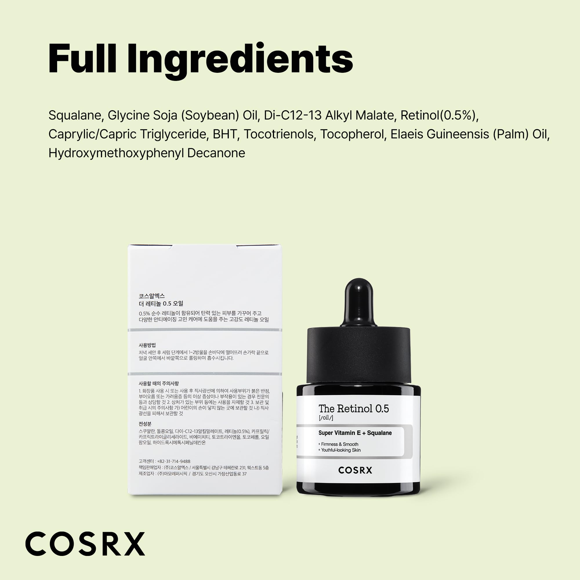 Nighttime routine with COSRX Retinol 0.5 Oil for calm, replenished complexion