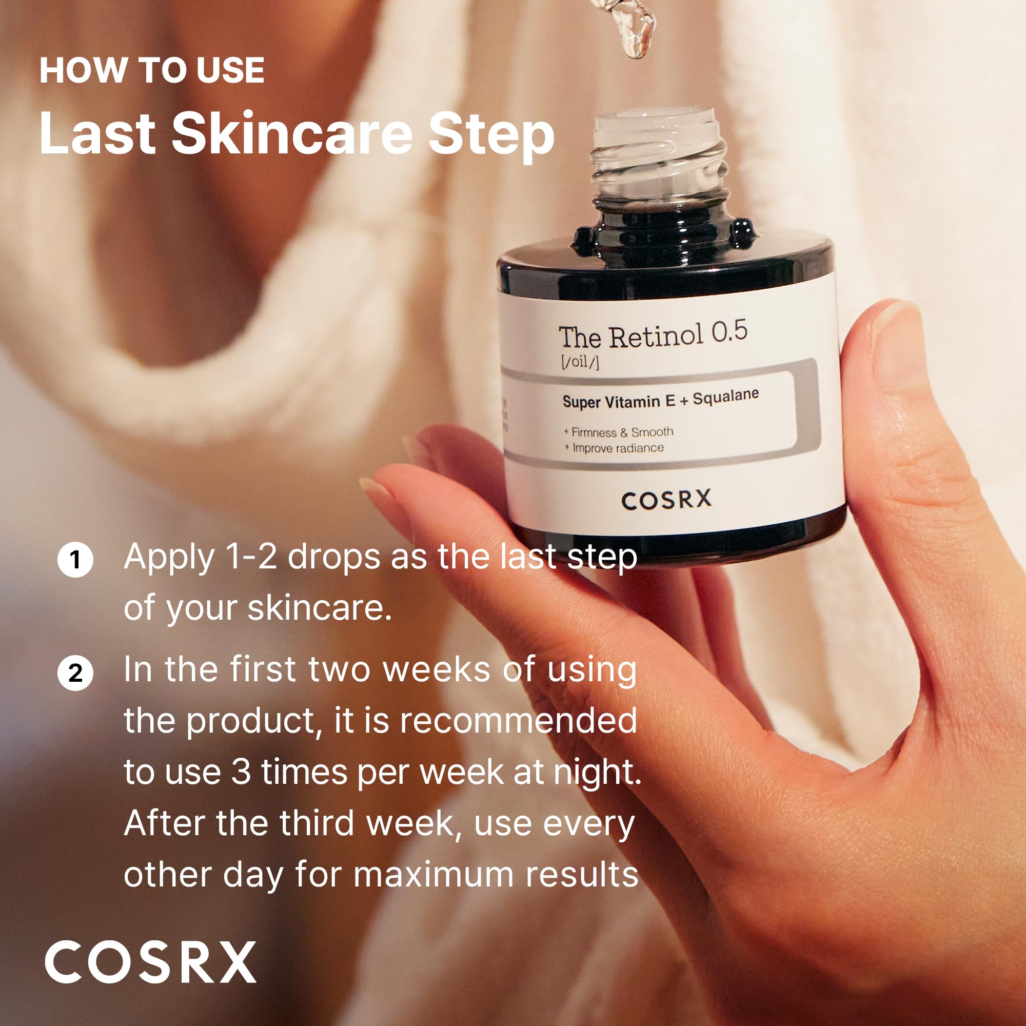 Squalane supports the skin barrier in this COSRX formula