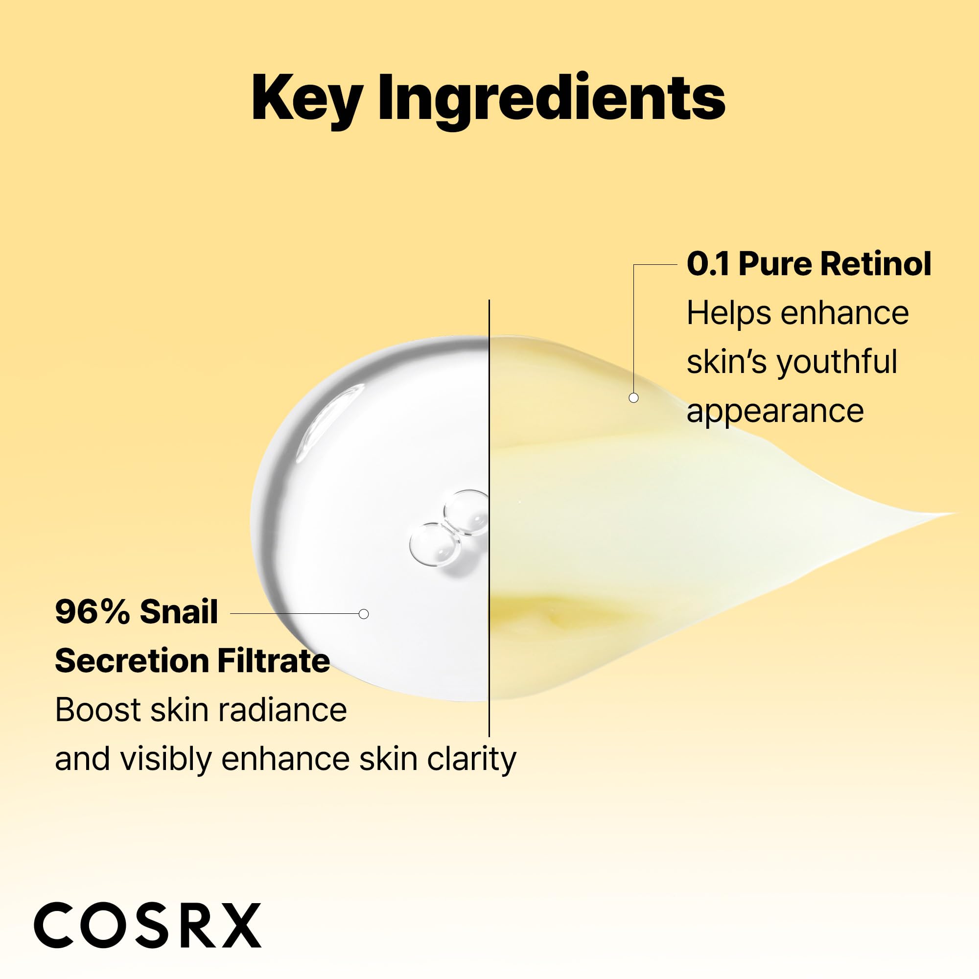 COSRX Snail 96% Mucin Essence pump application — boosts hydration and vitality.