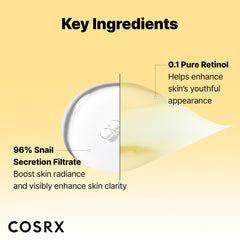 COSRX Snail 96% Mucin Essence pump application — boosts hydration and vitality.