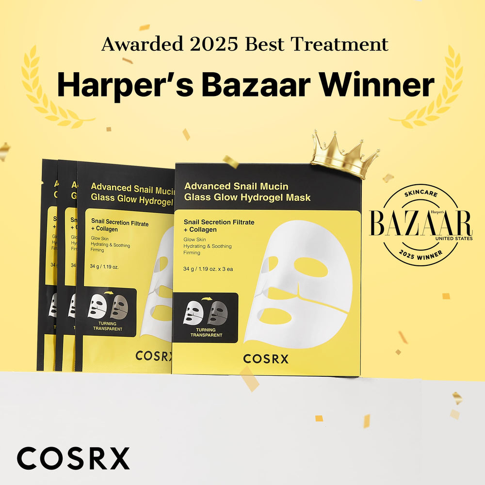 COSRX snail mucin 25 percent essence visible through mask delivering deep moisture