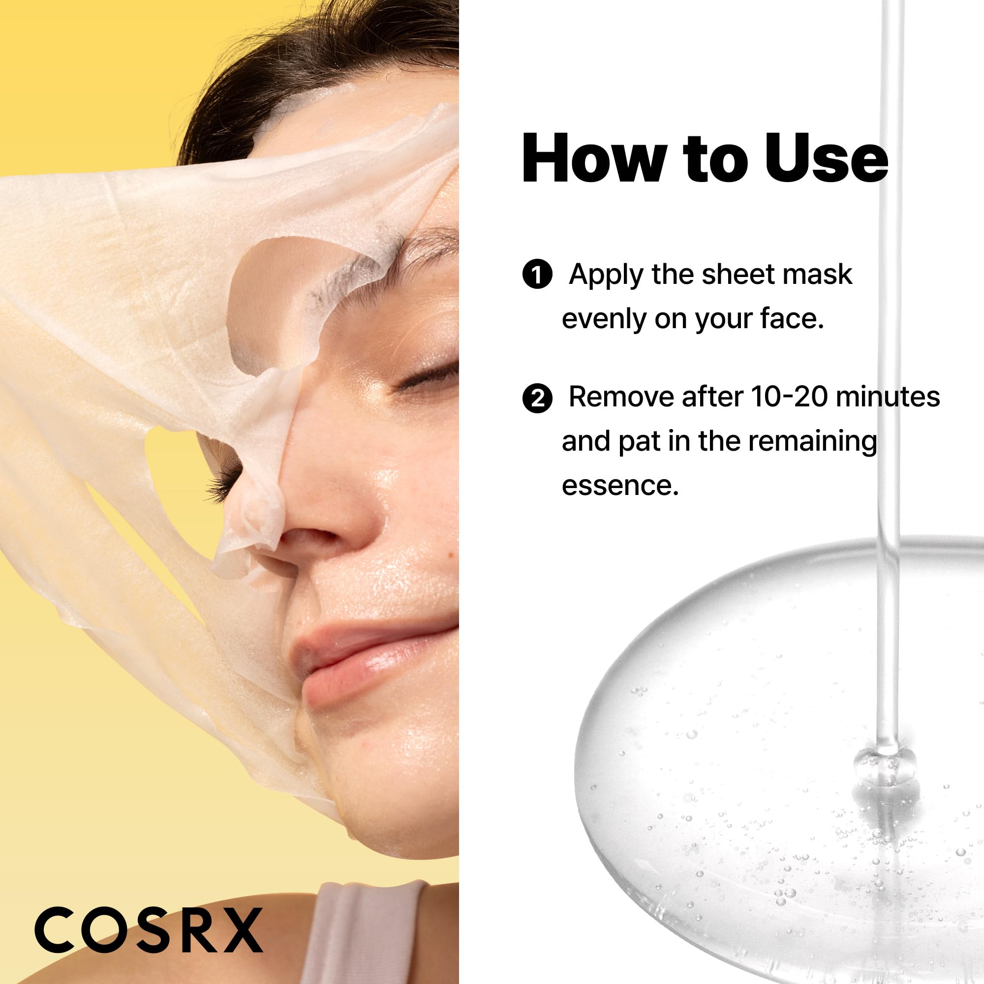 COSRX Snail Mucin Sheet Mask safe for sensitive skin