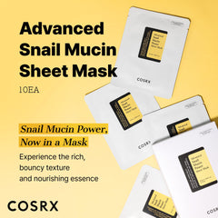 COSRX Snail Mucin Serum drops on skin for nourishing care