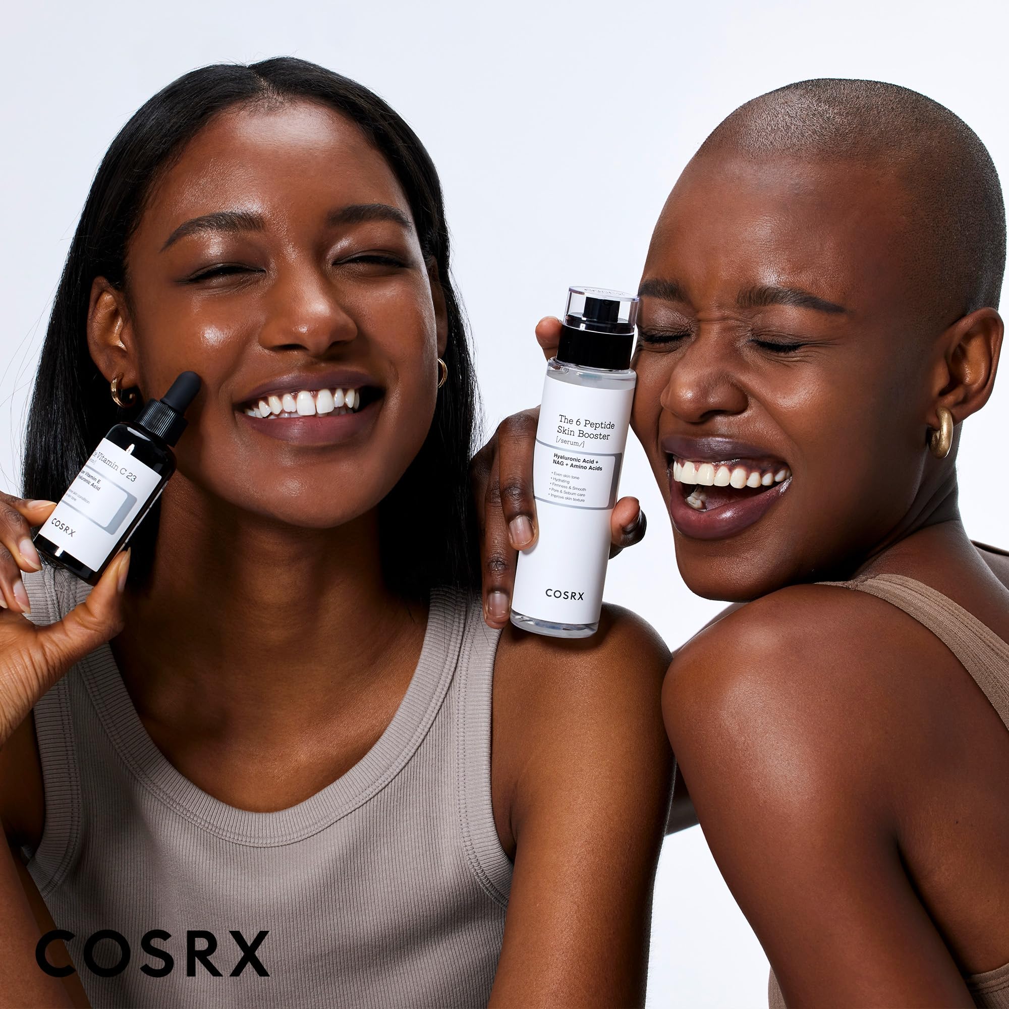 COSRX skincare set instruction card guiding a simple daily routine