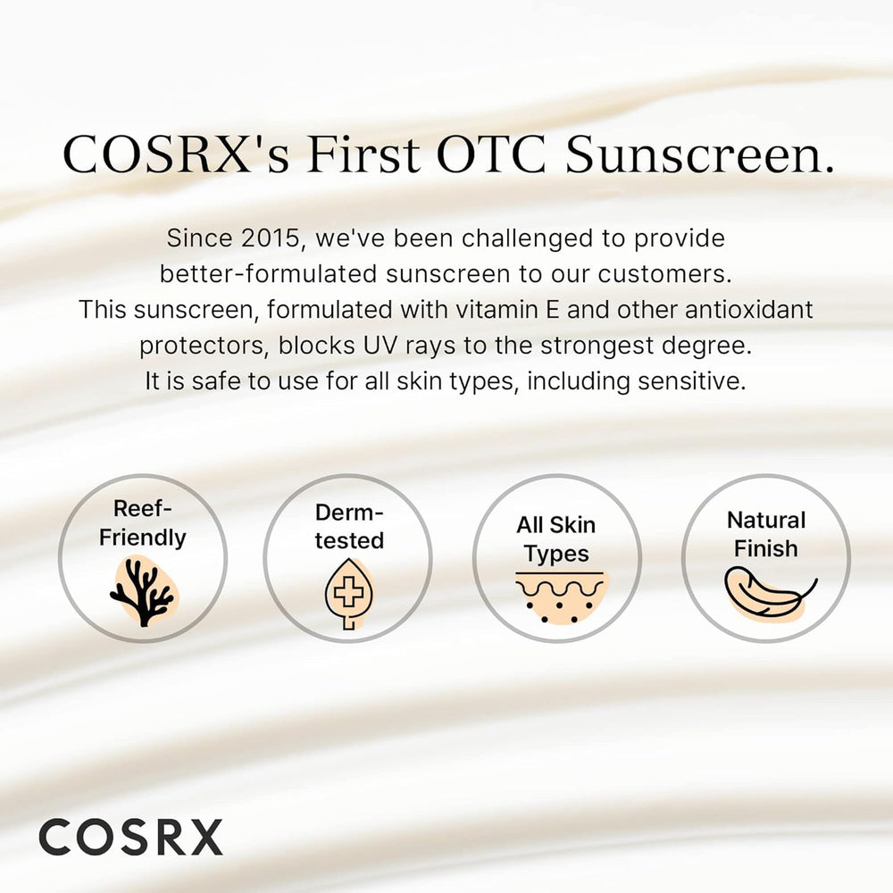 COSRX sunscreen tucked in a travel bag for sunny days