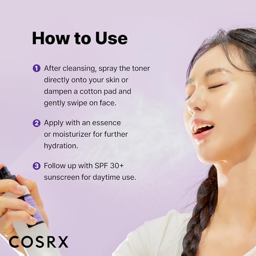 COSRX ingredients highlighting natural exfoliating components of the toner