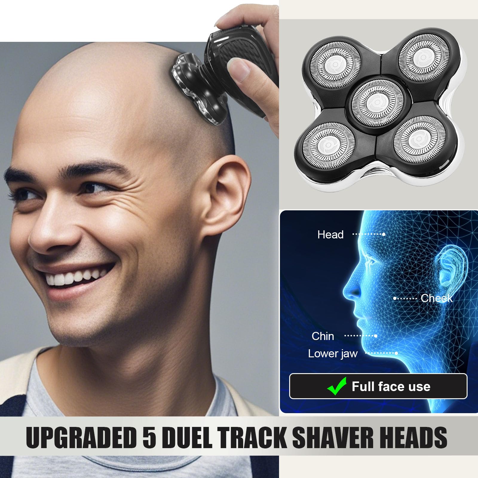 COSYONALL replacement heads compatible with XR7000 XR1500 XR1501 Balder Pro.