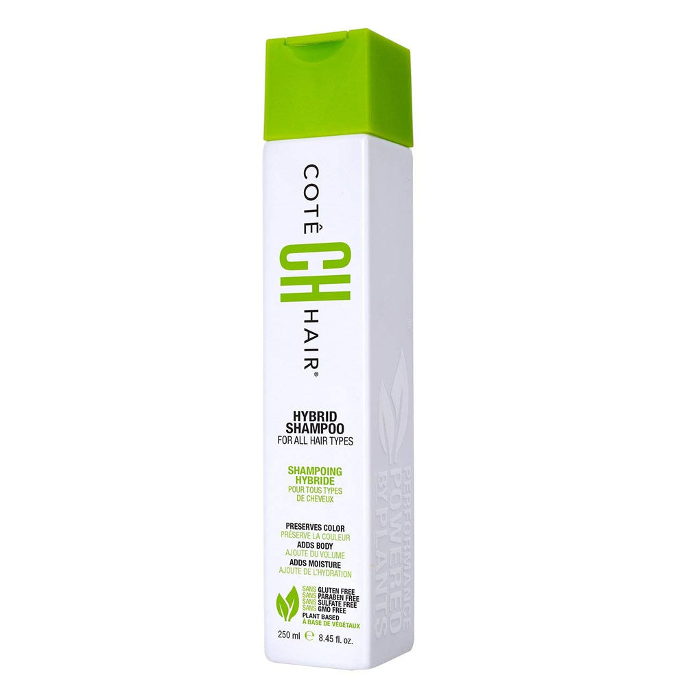 Cote Hair Hybrid Shampoo bottle with moisturizing cleanse and vegan, cruelty-free formula.