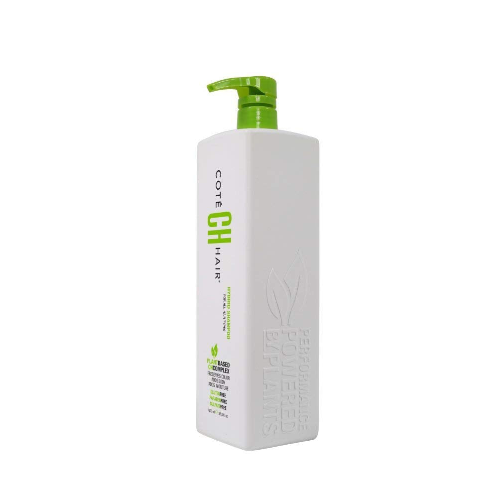 Cote Hair Shampoo 33.8oz bottle shown for gentle cleansing and lightweight moisture