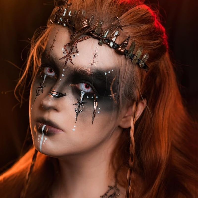 CoTeeZa Green Fairy Crystal Crown handmade wire-binding for durable craftsmanship