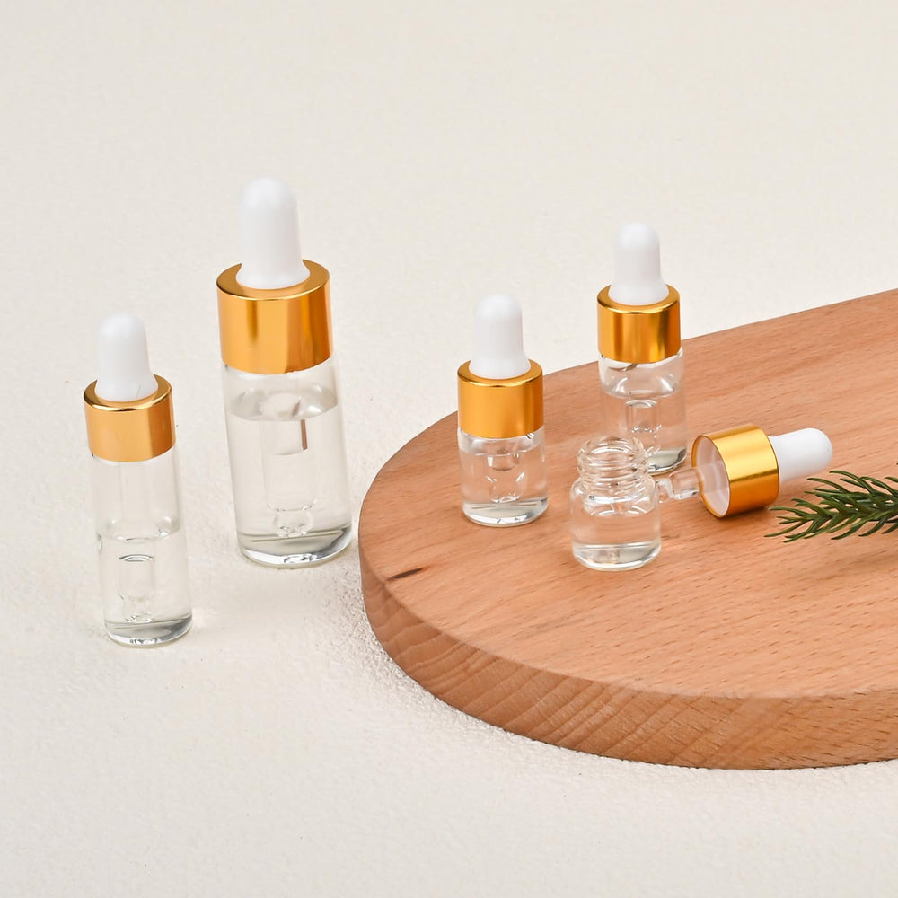 COTOM bottle with clear label area for branding opportunities