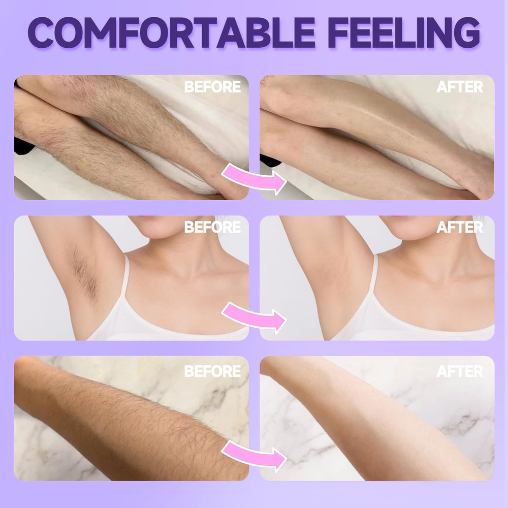 Wait 8-10 minutes for effective depilation with COTTON CANDY cream