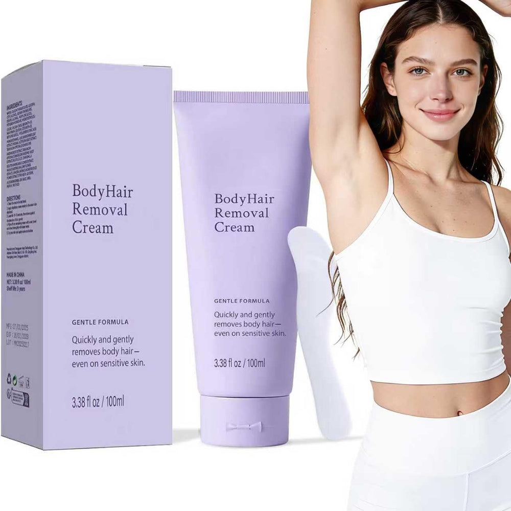 COTTON CANDY facial and body hair removal cream tube for sensitive skin