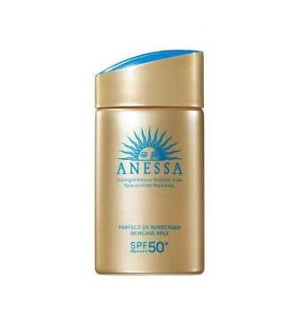 cotton labo Anessa sunscreen bottle front showing SPF50+ PA++++ for daily protection