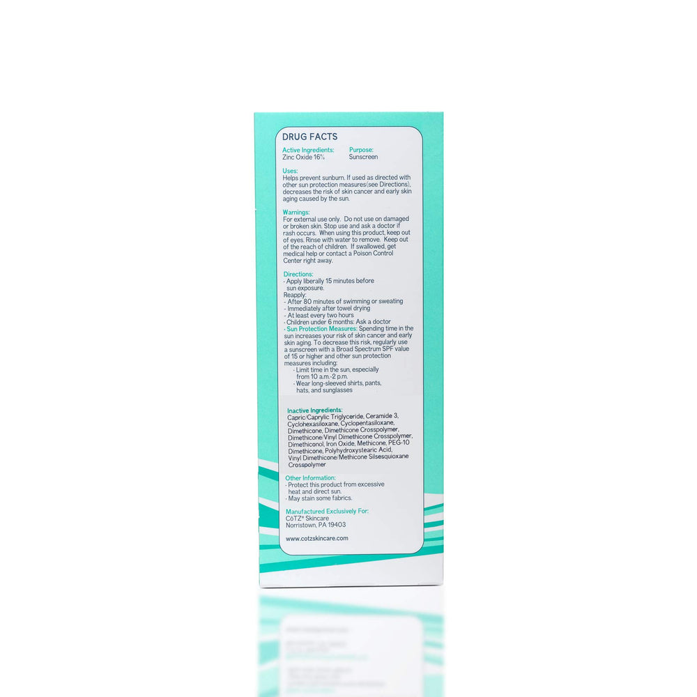 CoTZ reef-friendly mineral sunscreen emphasizes reef-safe benefits