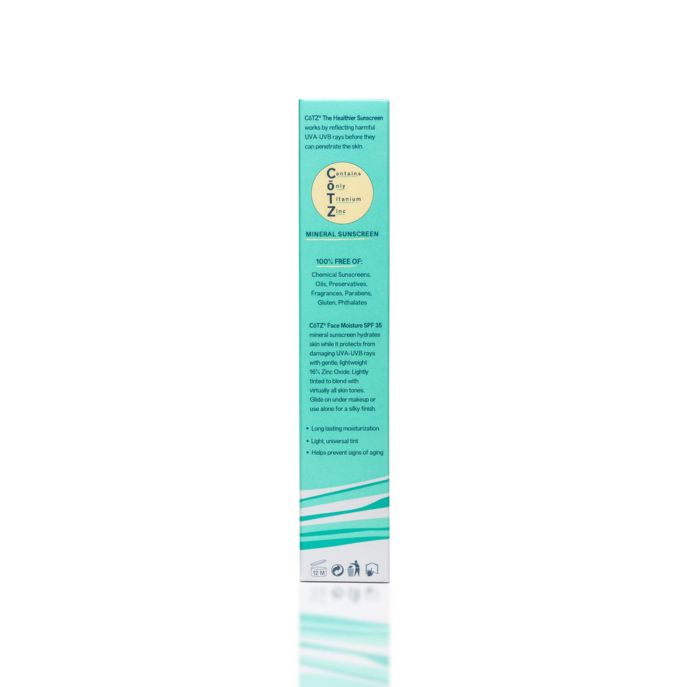 CoTZ Face Moisture adapts across skin tones with sheer tint