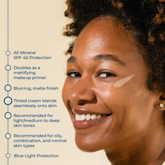 CoTZ Face Prime & Protect SPF 40 PA+++ protection on skin