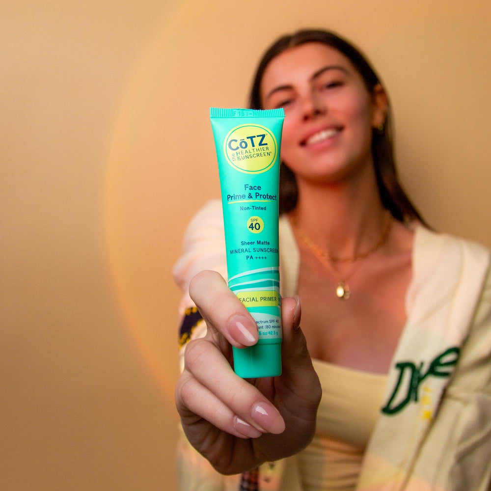 CoTZ Face Prime & Protect texture ready for daily use and gentle application
