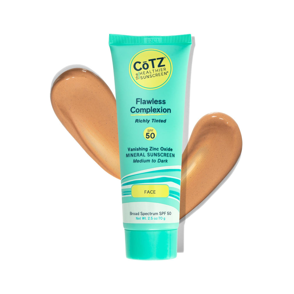 CoTZ sunscreen with 40-minute water resistance stands up to sweat.