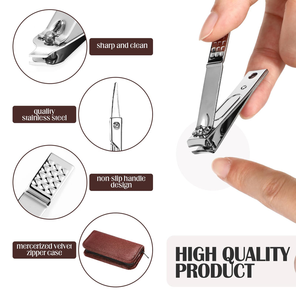 Coume durable stainless steel tools resist rust for reliable daily grooming.